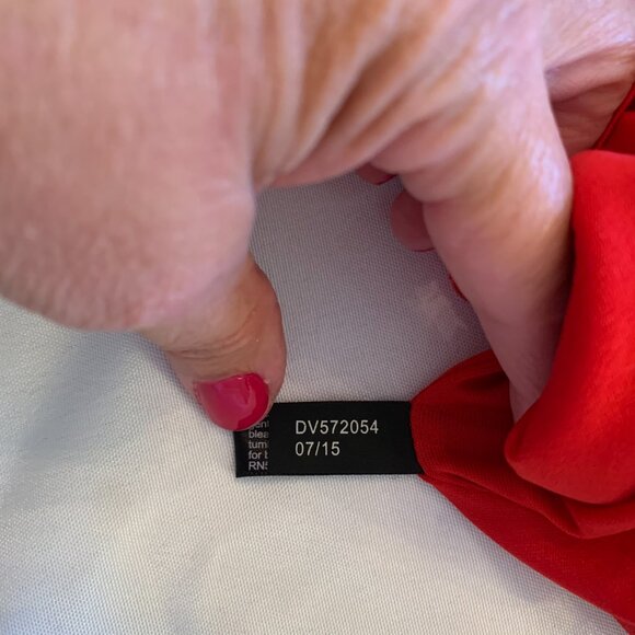 Red Body Con Dress The Limited Size 8 Elbow length sleeves - Picture 6 of 8